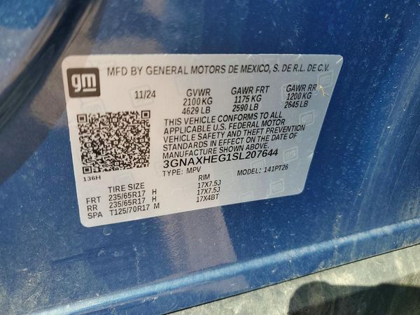 2025 CHEVROLET EQUINOX 1LT