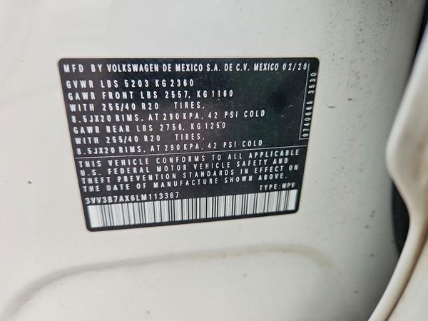2020 VOLKSWAGEN TIGUAN