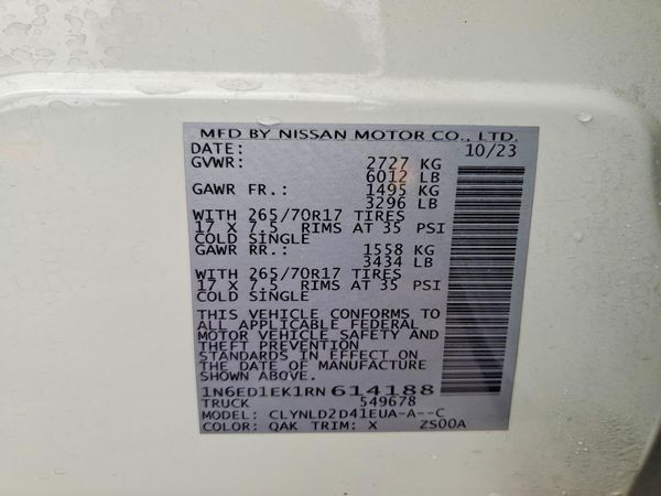 2024 NISSAN FRONTIER