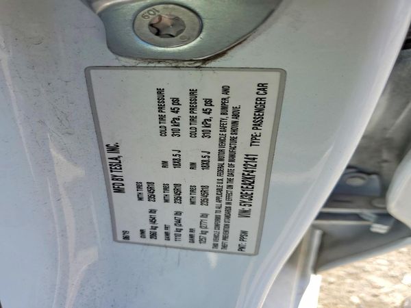 2019 TESLA MODEL 3