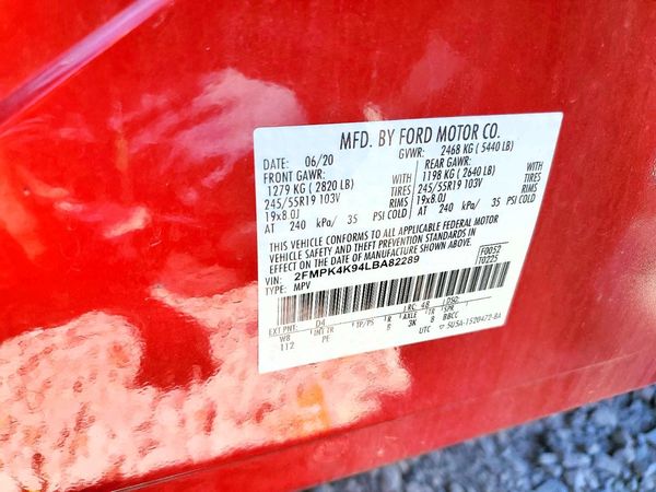 2020 FORD EDGE Titanium