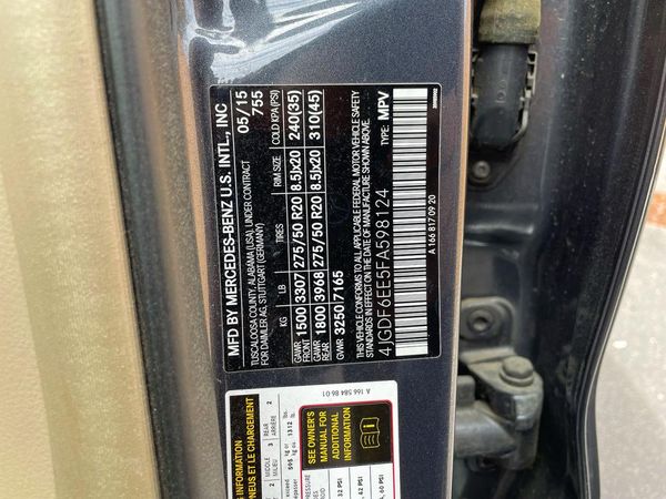 2015 MERCEDES-BENZ GL GL450