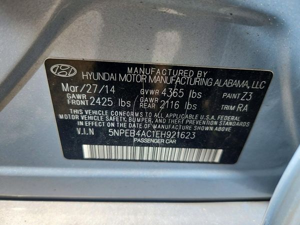 2014 HYUNDAI SONATA GLS/ GLS Popular