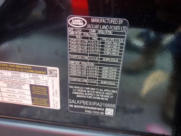 2024 LAND ROVER RANGE ROVER