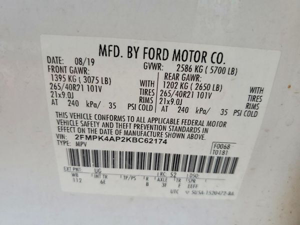 2019 FORD EDGE