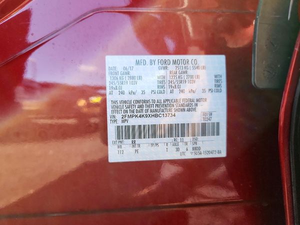 2017 FORD EDGE Titanium