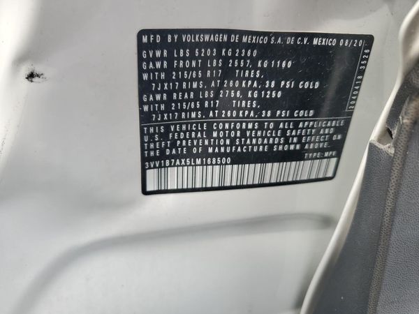 2020 VOLKSWAGEN TIGUAN
