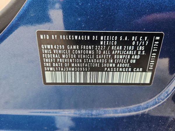 2017 VOLKSWAGEN JETTA SEL, SEL Premium — VINS