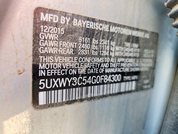 2016 BMW X3