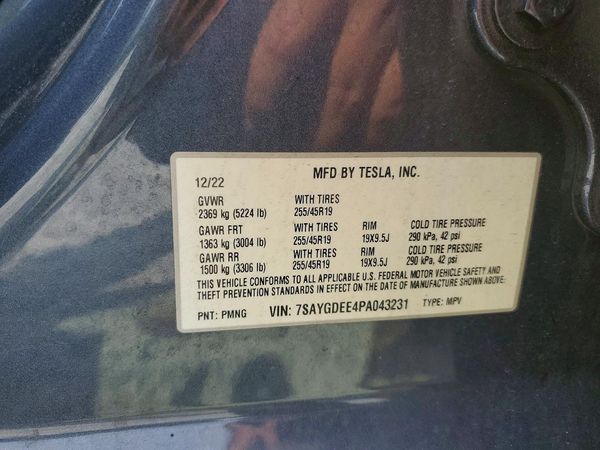 2023 TESLA MODEL Y