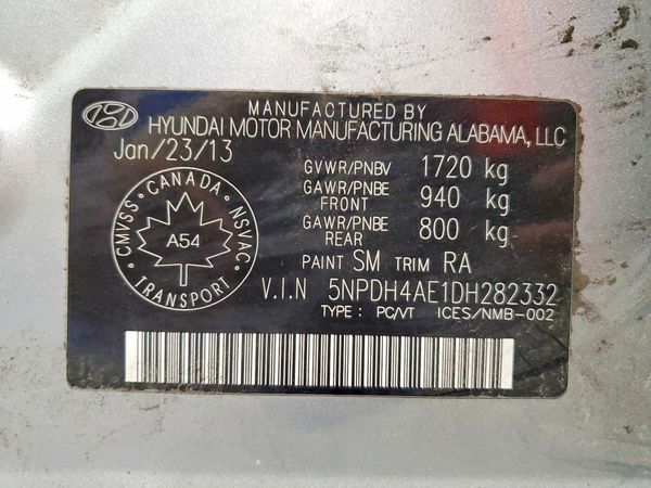 2013 HYUNDAI ELANTRA