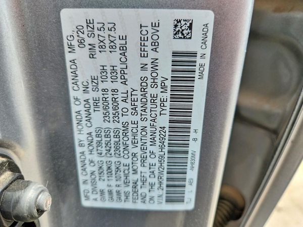 2020 HONDA CR-V EX