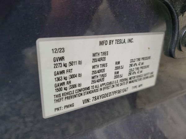 2023 TESLA MODEL Y