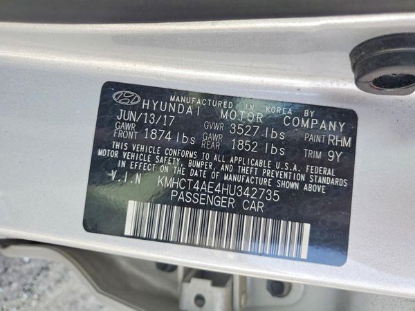 2017 HYUNDAI ACCENT SE Base