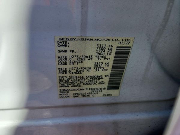 2022 NISSAN TITAN