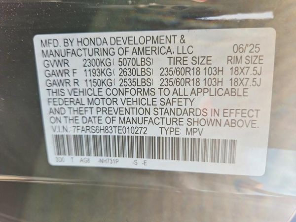 2026 HONDA CR-V