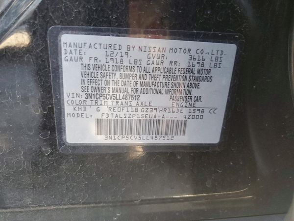 2020 NISSAN KICKS