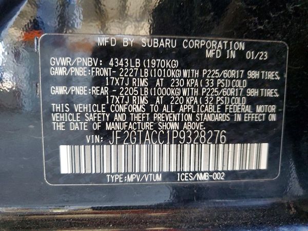2023 SUBARU CROSSTREK Premium