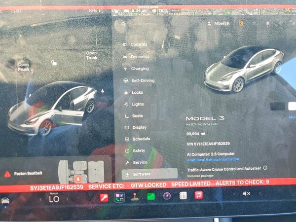 2018 TESLA MODEL 3