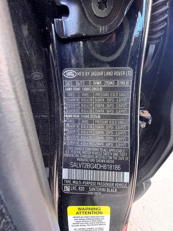 2013 LAND ROVER RANGEROVER Dynamic Premium