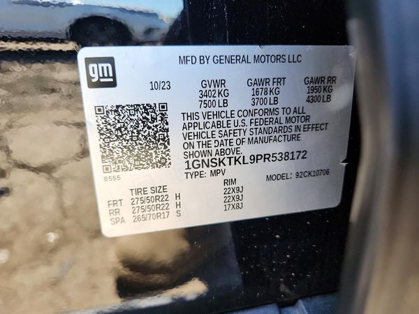2023 CHEVROLET TAHOE High Country