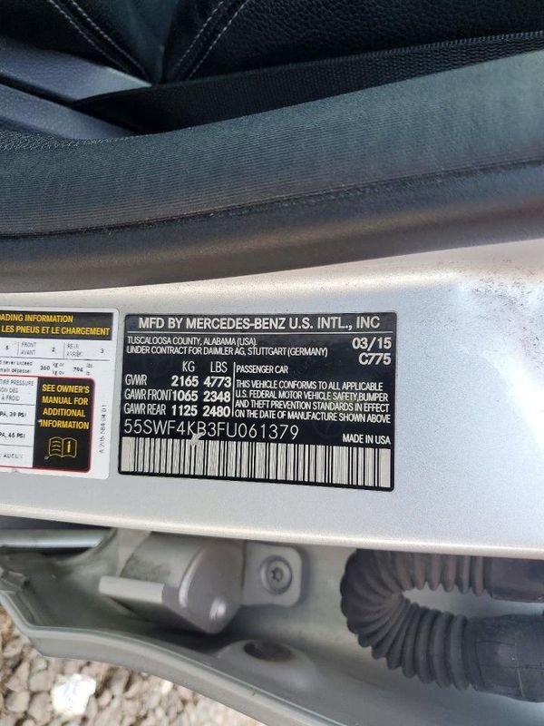 2015 MERCEDES-BENZ C 4-MATIC