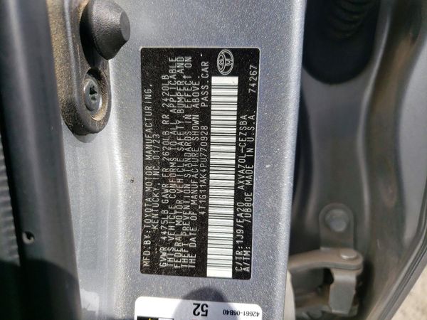 2023 TOYOTA CAMRY SE