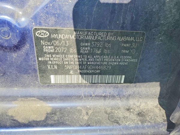 2013 HYUNDAI ELANTRA