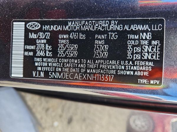 2022 HYUNDAI TUCSON