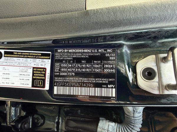 2022 MERCEDES-BENZ GLS GLS450 4MATIC