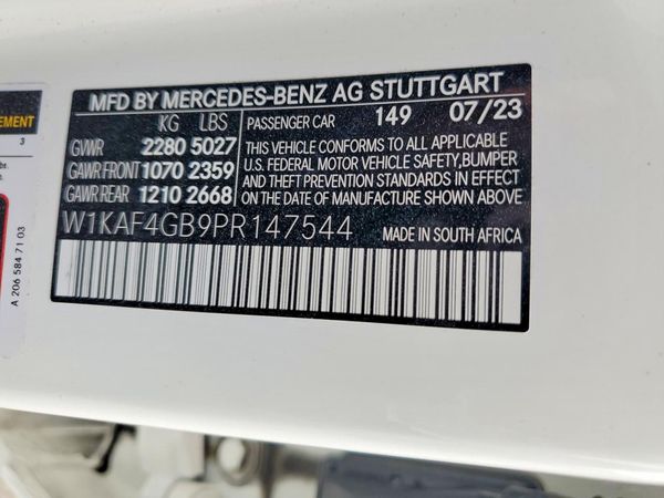 2023 MERCEDES-BENZ C C300