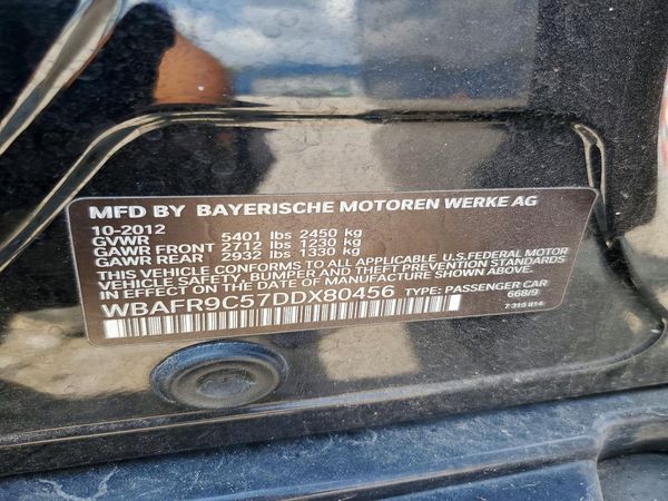 2013 BMW 550