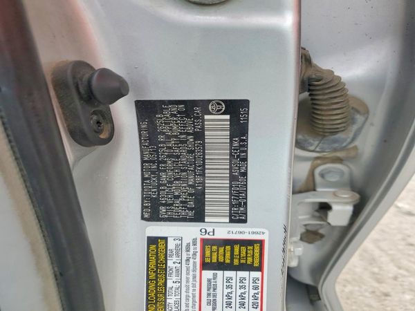 2013 TOYOTA CAMRY — VINS