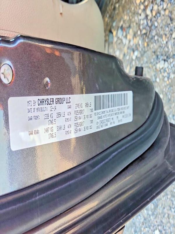 2015 DODGE CARAVAN SXT — VINS