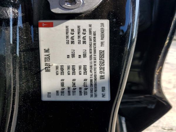 2018 TESLA MODEL 3