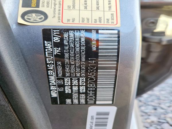 2012 MERCEDES-BENZ E