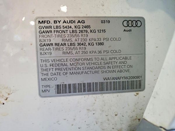 2019 AUDI Q5 quattro Premium