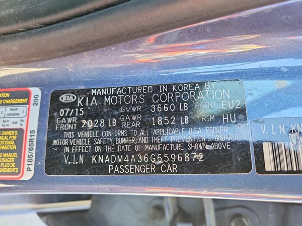 2016 KIA RIO LX A/T