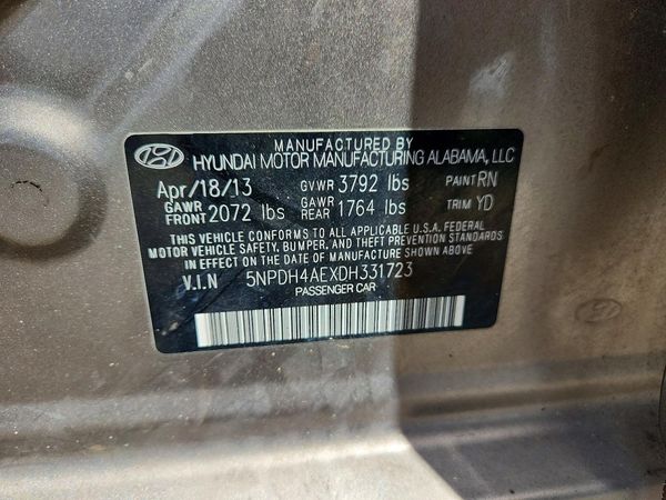 2013 HYUNDAI ELANTRA