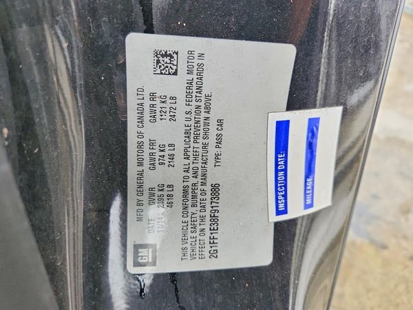 2015 CHEVROLET CAMARO 2LT