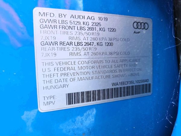 2020 AUDI Q3