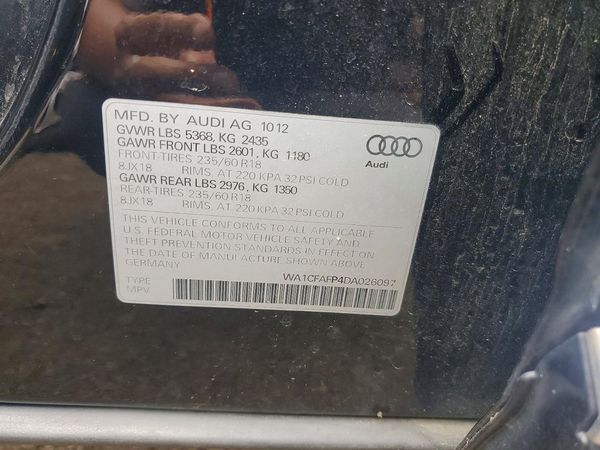 2013 AUDI Q5 Premium Hybrid
