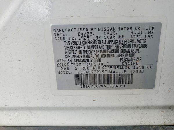2022 NISSAN KICKS