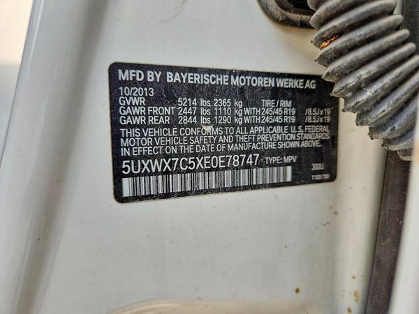 2014 BMW X3 xDrive35i
