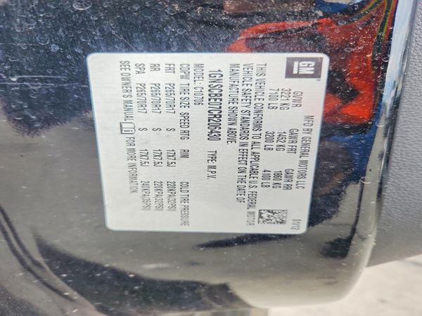 2012 CHEVROLET TAHOE LT