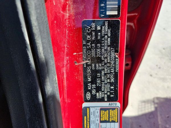 2017 KIA FORTE LX Popular, S