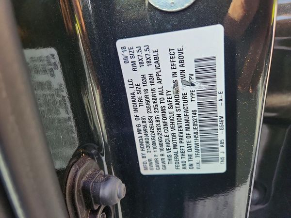 2018 HONDA CRV EX