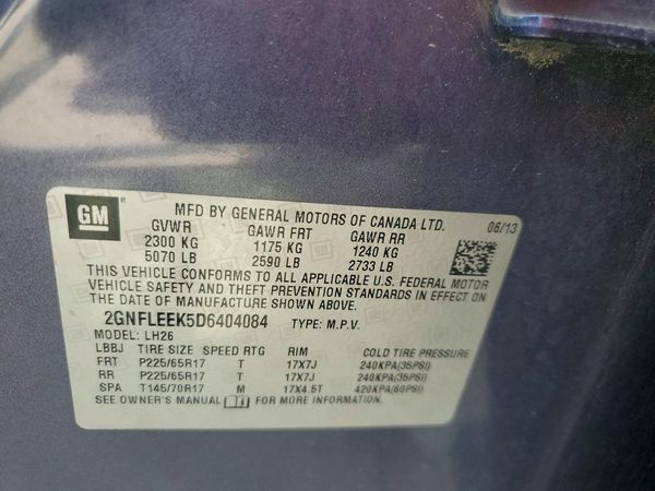2013 CHEVROLET EQUINOX