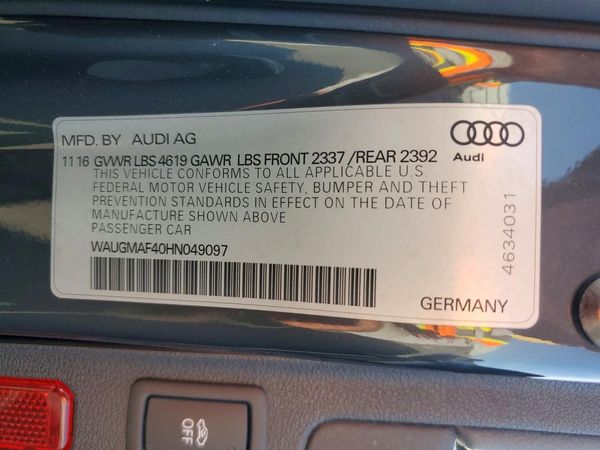 2017 AUDI A4
