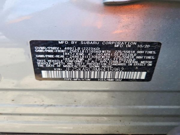2021 SUBARU FORESTER